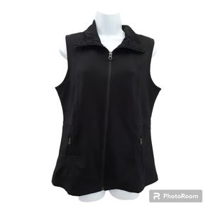 Eddie Bauer Women's Black Vest Size Medium
